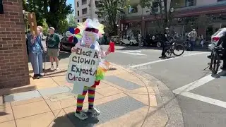 People march in Eugene, Oregon as of the nation wide 