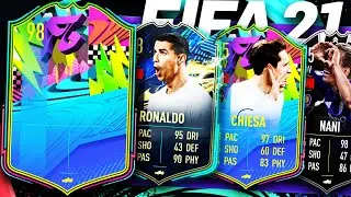 98 OVR DIN 92+ PLAYER PICK & 10 TOTS - FIFA 21 PACK OPENING!