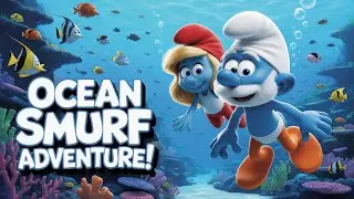 Смурфики узнают об океане 🌊🐾 | Весёлое и познавательное приключение для детей