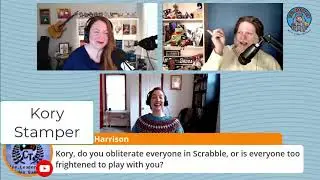 Should you play Kory Stamper in Scrabble or Words With Friends? - on the Backpack Show