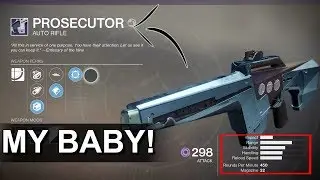 Destiny 2. Trials of the Nine! Auto Rifle Prosecutor Overview/Gameplay!