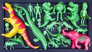 Dinosaurus Jurassic World Dominion: T-rex/Brachiosaurus/Skibidi/Spider-Man/KingKong/Tung Tung Sahur