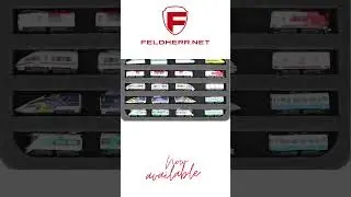 Feldherr foam insert for Z-Shorty model railway - 5 compartments - for horizontal storage