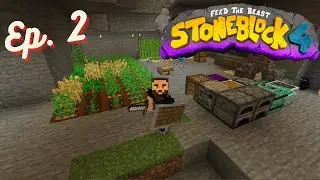 Stoneblock 4! Minecraft Modpack SMP Ep. 2 - Progress?