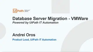 Automate Microsoft database server migration on VMWare