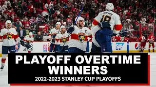 Every Playoff OT Goal | 2023 Stanley Cup Playoffs