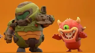 Fall Guys Skin do Doom Slayer