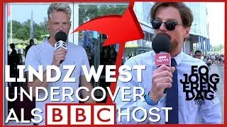 PRANK: LINDZ van LZ7 UNDERCOVER als BBC REPORTER op de EOJD!