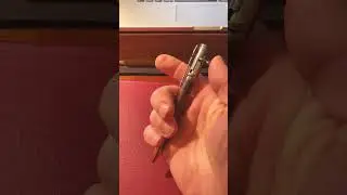Bolt Action pen with Parker Gel ink.  Owe yea!