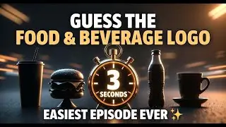 Guess The Logo in 3 Seconds 🍔🥤 | Food & Drink Edition | Easiest Level 😄