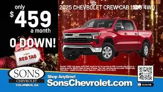 Red Tag Sale is ON at SONS Chevrolet!