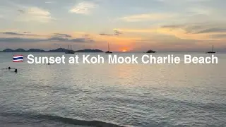 (Thailand) Sunset at Koh Mook Charlie Beach 