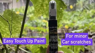 Easy Touch Up Paint for Minor car scratches #cardentremoval #cardent  #car no budget for buffing?