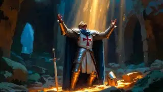 The Battle-Worn Templar Knight Who Could No Longer Kneel and Prayed Standing