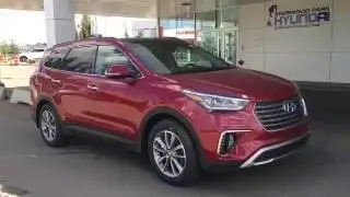 2017 Hyundai Santa Fe XL Luxury | In Depth Walk Around | Sherwood Park Hyundai