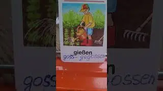 gie&szlig;en - goss - gegossen  Deutsch W&ouml;rterbuch немецкий слова