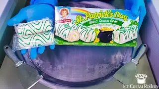 Ice Cream Rolls | St. Patricks Day Mint Creme Rolls