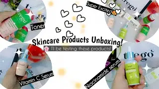 New Skincare Products Unboxing 🌸 Testing & More!