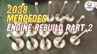 Mercedes Benz Engine Rebuilt overhaul. Valve Spring Lock kis Tra Lagay Jaty Hai have u seen oil seal
