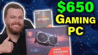 Сборка ПК за 650 долларов — Ryzen 5 5600 + RX 6600 8 ГБ — Подробное руководство с советами по выб...