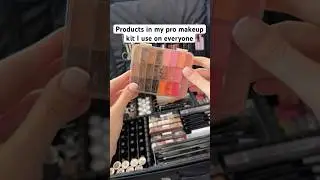 Products in my pro makeup kit I use on everyone #makeupfavorites #makeupkit #makeupartist