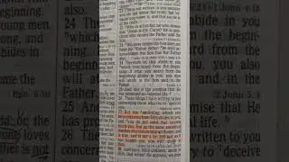 1 John 2:22-27(Whoever denies the Son doesnt have Father; he who acknowledges the Son has the Father