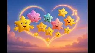 ✨🌙⭐Counting Sparkling Stars – A Magical Counting Song That Helps Kids to calm down #fallingasleep