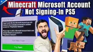 Как исправить ошибку &laquo;Не входите в учетную запись Minecraft Microsoft на PS5&raquo; ⚡#minecraft #ps5