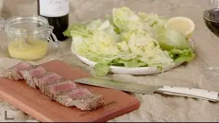 Lord Mayor's Steak and Salad (Windy Peak Shiraz)