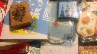 Goodwill junk journal supplies haul