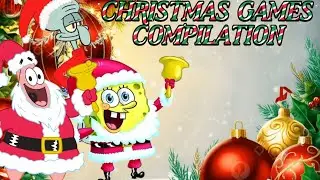 SpongeBob Gamers Play CHRISTMAS GAMES COMPILATION (AI) 