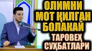 ОЛИМНИ МОТ ҚИЛГАН БОЛАКАЙ. ТАРОВЕҲ СУҲБАТЛАРИ.