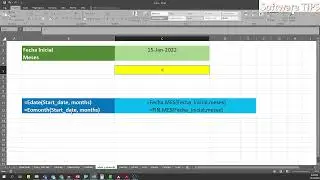 Excel:  Funci&oacute;n de excel EDATE / FECHA.MES   y  EOMONTH (end of Month) / FIN.MES a detalle.