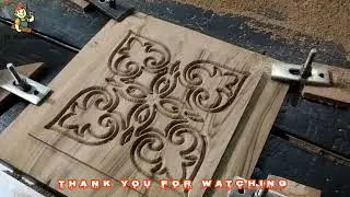 Creating 2D Design With CNC Router Machine|| RK Woodmaster #2d3d #woodcarving #woodworking