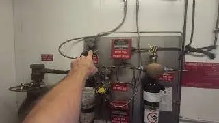 Ship's Fire Suppression System for Engine Room