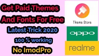 How to Use Paid Theme & Font in Realme and oppo Theme Store | Tech4all