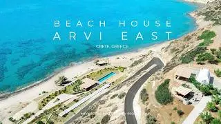 Luxury Villa Video Production Crete Island - Beach House Arvi East. #luxuryvilla #greece #drone