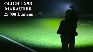 Вот это мощность 25 000 lm | Дальность 630 метров | Olight X9R Marauder