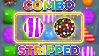 Candy Crush (Flash): Color Bomb & Stripped COMBO!