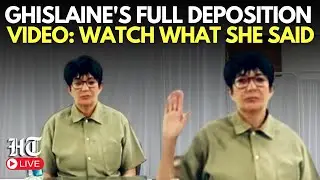 LIVE: Ghislaine Maxwell's Full Deposition Video - Watch What She Said On Jeffrey Epstein| US News