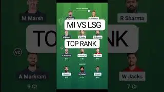 MI VS LSG DREAM 11 TEAM PREDICTION DREAM 11 TEAM PREDICTION MUMBAI VS LUCKNOW #lsgvsmi#dream11#ipl
