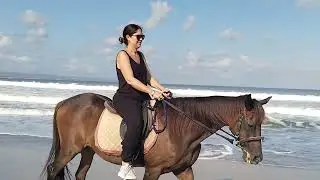 happy birthday clare  at mesari stables in bali at seminyak beach