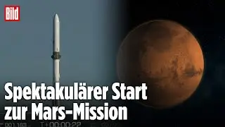 Blue Origin-Rakete schickt Nasa-Satelliten zum Mars!