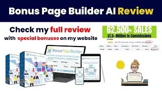 Bonus Page Builder AI Review | Bundle & OTO | Bonus | Build Bonus Pages That Convert with AI!