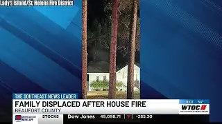 Beaufort County house fire displaces family during winter weather