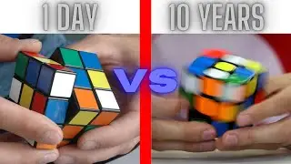 1 Day vs 10 Years of Cubing