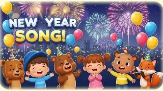 New Year Song for Kids 🎆 | Fun Kids Songs & Nursery Rhymes