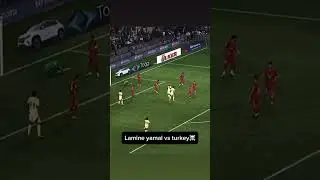 Lamine yamal vs turkey today☠️🔥     #fcbarcelona #lamineyamal #football #barca #edit #spain #shorts