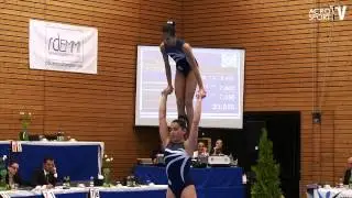 Acro Cup Albershausen 2013 Womens Pair Youth Balance Italy - Corsico Cappelli Spinelli