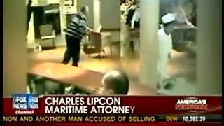 Security Camera Footage of Violent Storm on Board a Cruise Ship